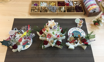 素敵！かわいい！クリスマスのアロマワックスバーができました！
