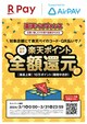 ３月「楽天ペイチャンス」【最大全額還元】対象店です